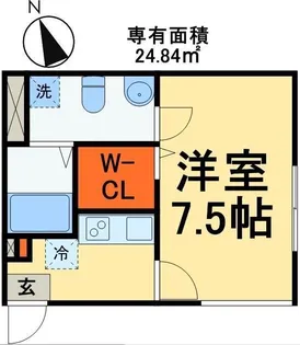 グランガーラ千葉【3階】の間取り