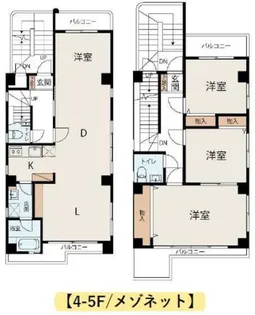 酒巻ビル【5階】の間取り