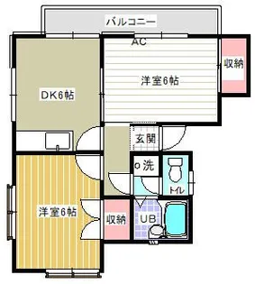 安針台壱番館【2階】の間取り