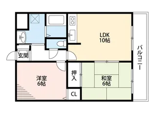 サンシェール千里【1階】の間取り