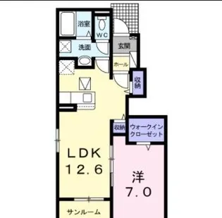 SUN16ヒロ 3【1階】の間取り