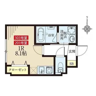 アイミング森下【2階】の間取り
