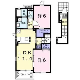 グランジェ【2階】の間取り