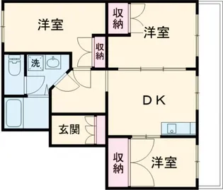 サンハイム幸【3階】の間取り