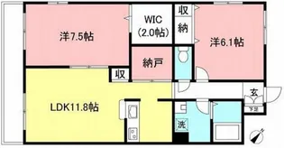 ルミエール登戸【3階】の間取り