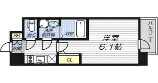 ファステート大阪ヒョードル【2階】の間取り