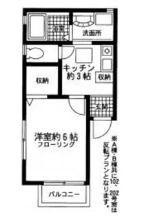 パークサイドダイスB【2階】の間取り