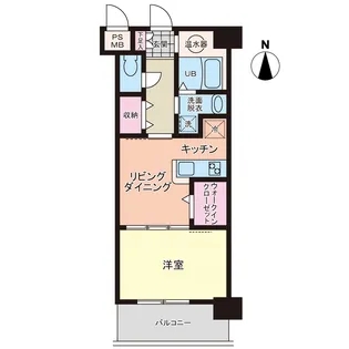 コンフォルト南本庄【7階】の間取り