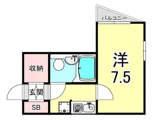 エレガンシア千鳥が丘【2階】の間取り