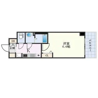 プレサンス南堀江スタイルズ【3階】の間取り