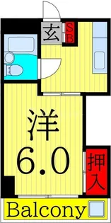 パークサイドハイツ【4階】の間取り