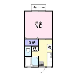 ハイムマキB【2階】の間取り
