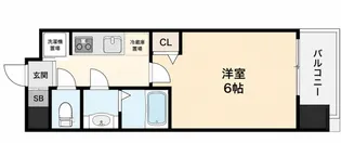 グランカリテ日本橋II【4階】の間取り