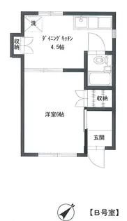 シャレイ中町【1階】の間取り