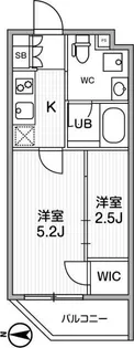 リテラス清澄白河【3階】の間取り