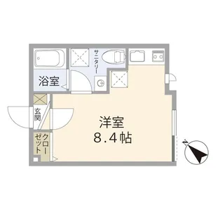 グランニール南浦和【1階】の間取り