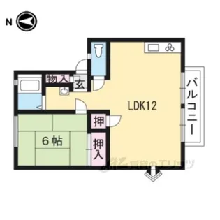 ウィンディア加茂川A棟【2階】の間取り