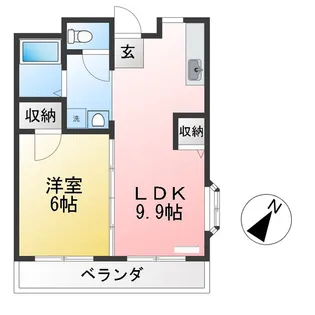 マノワール鈴木【1階】の間取り