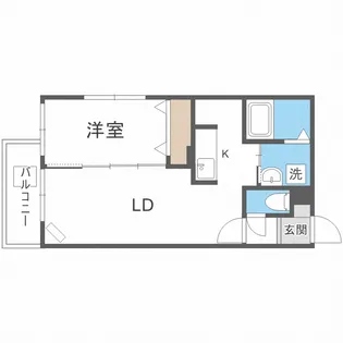ヴィラーチェ旭町【3階】の間取り