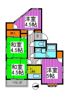 パークサイドR【3階】の間取り