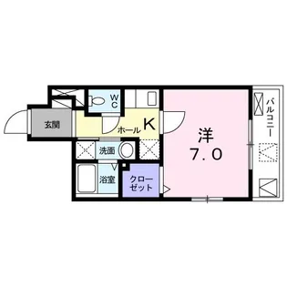 アイセイ レジデンス【4階】の間取り