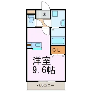 キックルII【1階】の間取り