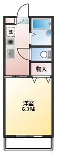 ハイネス津田沼【1階】の間取り