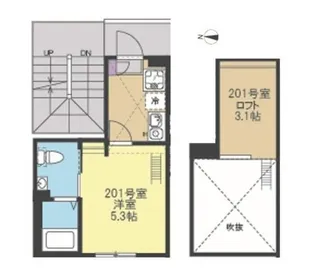 リアンセ【2階】の間取り