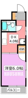 メゾンクレール【6階】の間取り