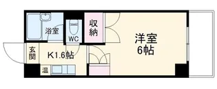 レジデンスカープ甲府【3階】の間取り