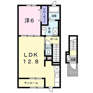 サンリット フレスクーラ【2階】の間取り