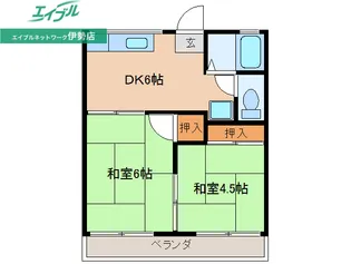 コーポモミヤマ【2階】の間取り