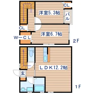 ファミールTの間取り