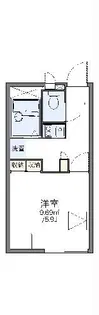 レオパレス水戸【1階】の間取り
