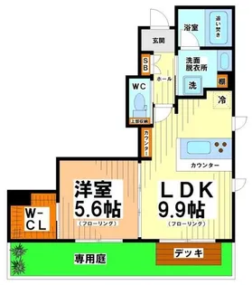 ミラコロ・エッフェ【1階】の間取り