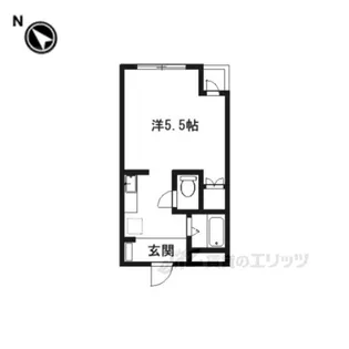 ルミエール1号館【1階】の間取り