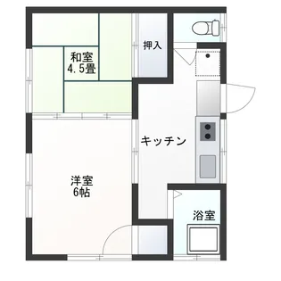 ひまわり館白根【1階】の間取り