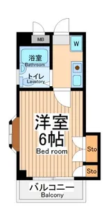 パークイン鶴見【4階】の間取り