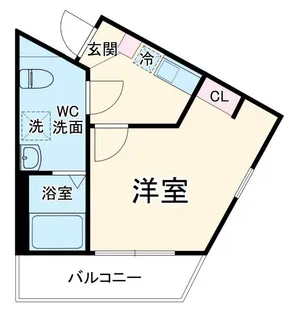 フェリス新子安【1階】の間取り