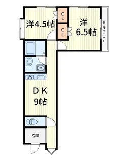 M・Yコーポ【1階】の間取り