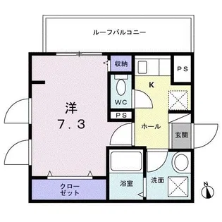 ドミールT馬込【3階】の間取り