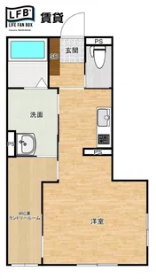 ライトステイツ古萩町【1階】の間取り