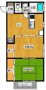 ソシアルKII【2階】の間取り