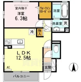 クレールコート【1階】の間取り