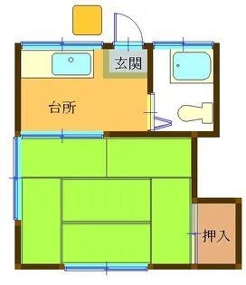 めじろ荘【1階】の間取り