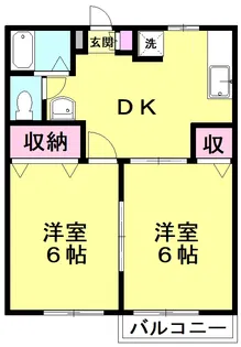 メゾン・センティアムII【1階】の間取り