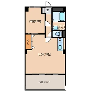 群馬県前橋市元総社町【マンション】の間取り