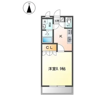 ヴァンベール加納【5階】の間取り