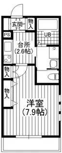 ラ・コリーヌ自由が丘【2階】の間取り