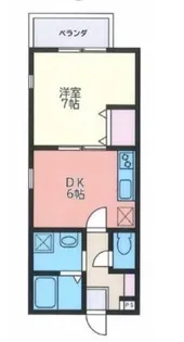 アルバビエント【1階】の間取り